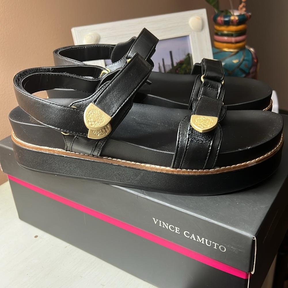 Vince Camuto Leather Sandals